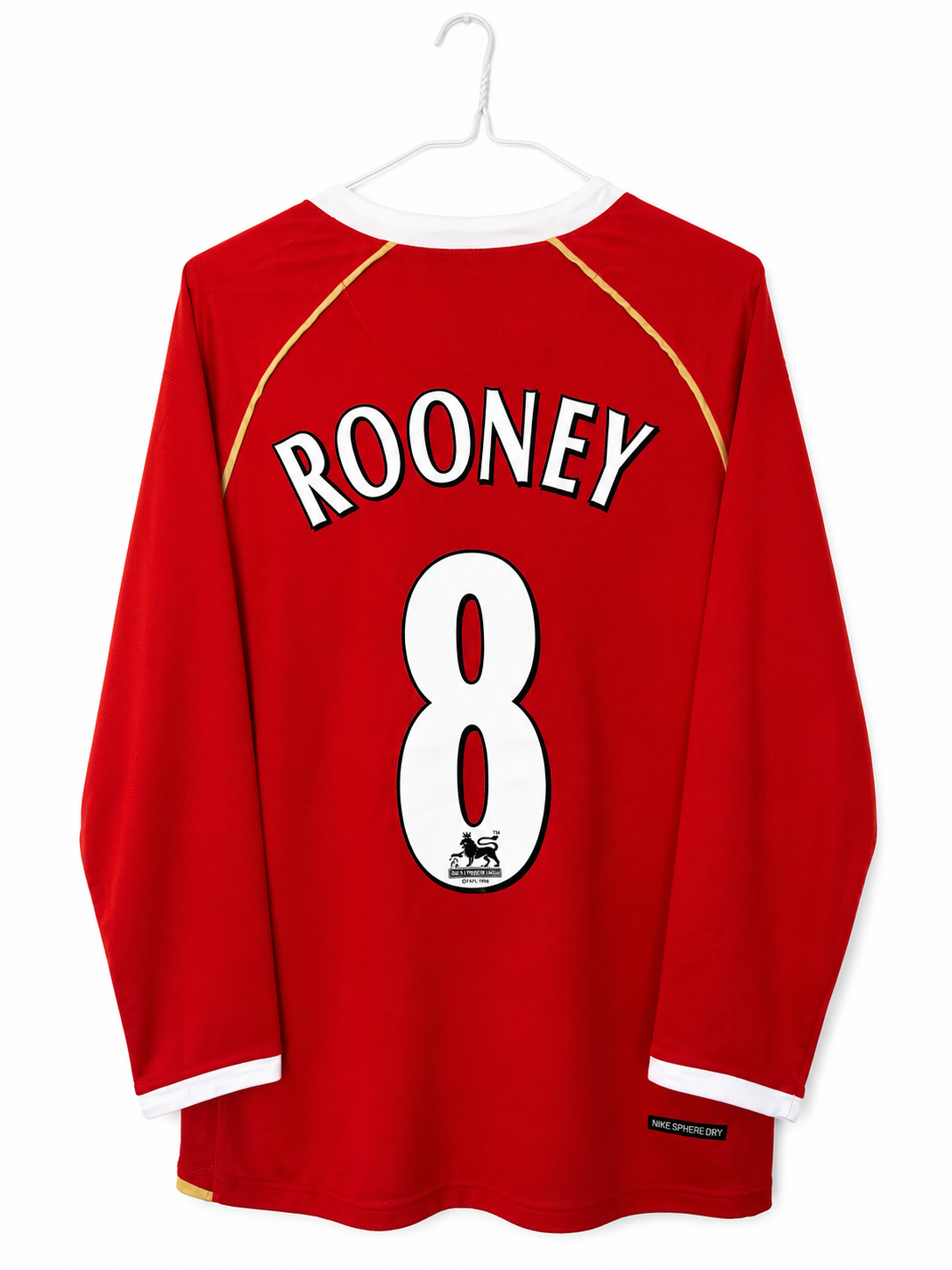 Manchester United 2006/07 Retro Home Shirt - Rooney 10 ( Medium )