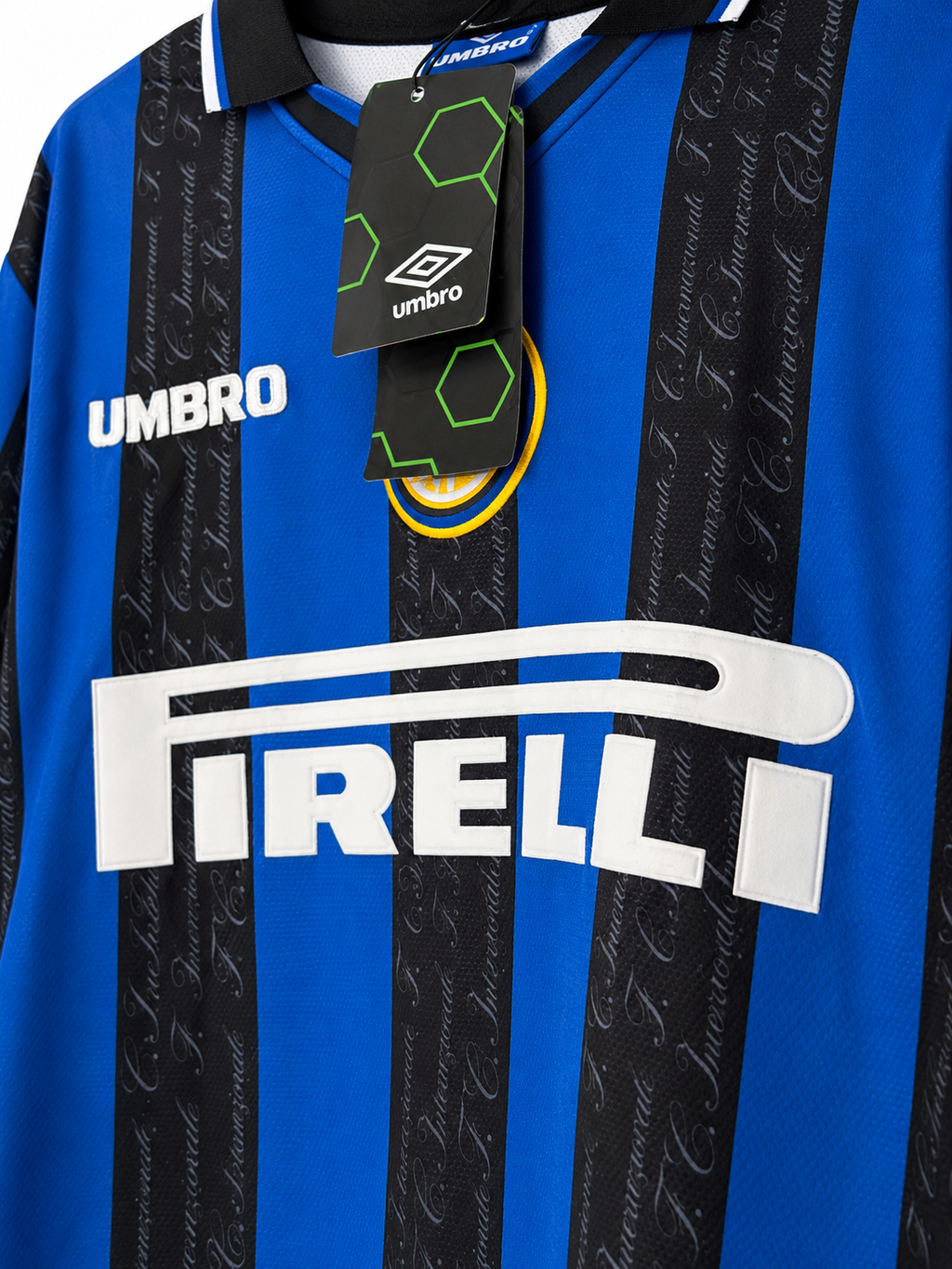 Inter Milan Retro 1998 Home Shirt - Ronaldo 10 ( Medium )