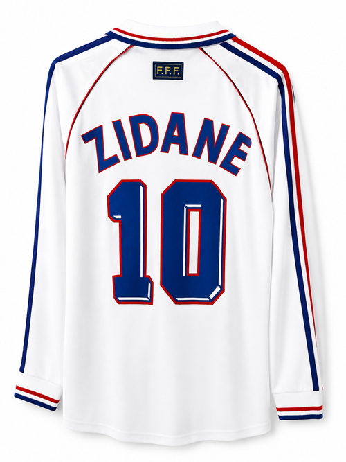 France 1998 Retro Away Shirt - Zidane 10 ( Medium )