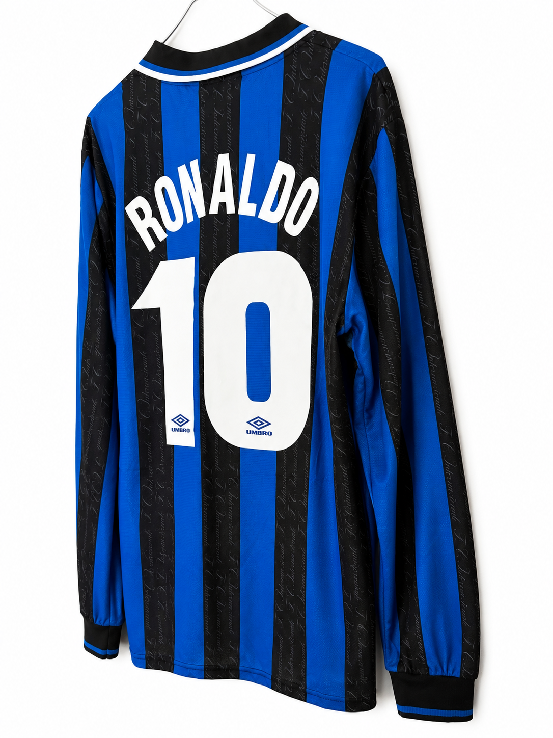 Inter Milan Retro 1998 Home Shirt - Ronaldo 10 ( Medium )